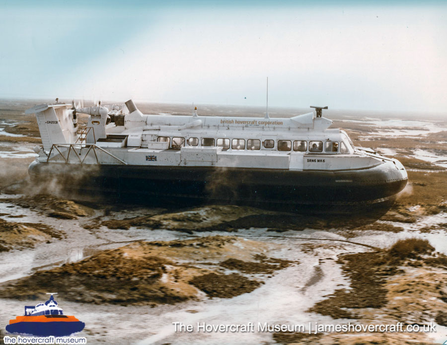 SRN6 Twin-prop (Mark 6) -  (credit: The <a href='http://www.hovercraft-museum.org/' target='_blank'>Hovercraft Museum Trust</a>).